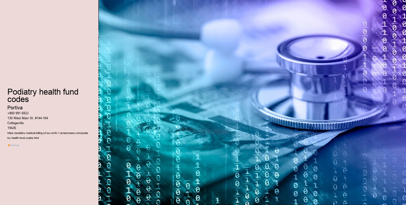 podiatry health fund codes